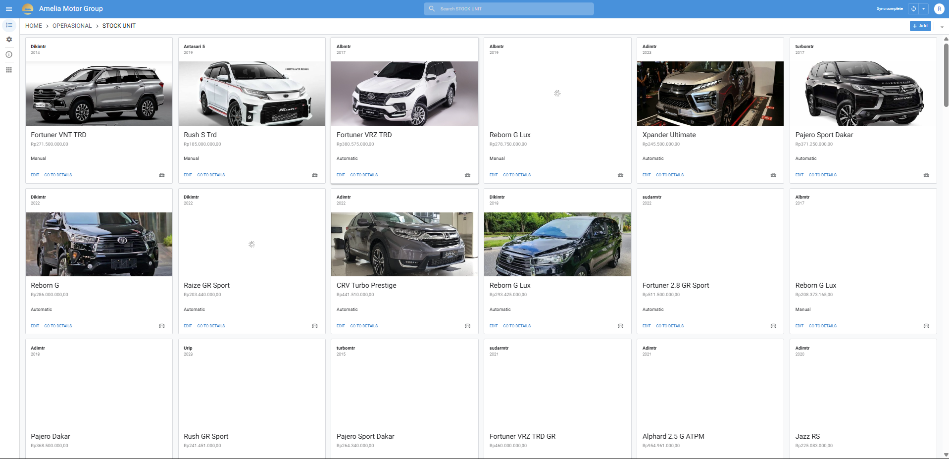 Showroom Mobil